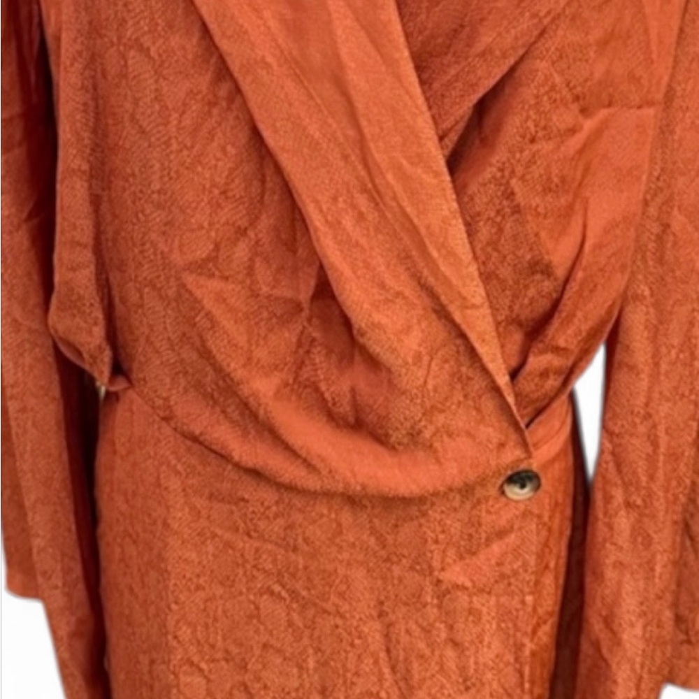 Free People Rust Wrap Mini Dress - Women - Picture 7 of 9